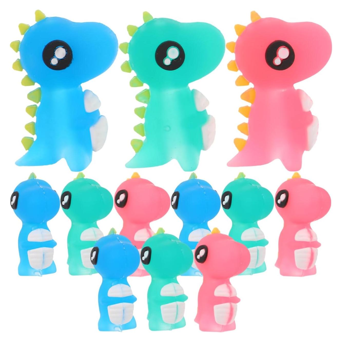 12 Toppers de Lápiz de Dinosaurio LALAFINA - Silicona Suave