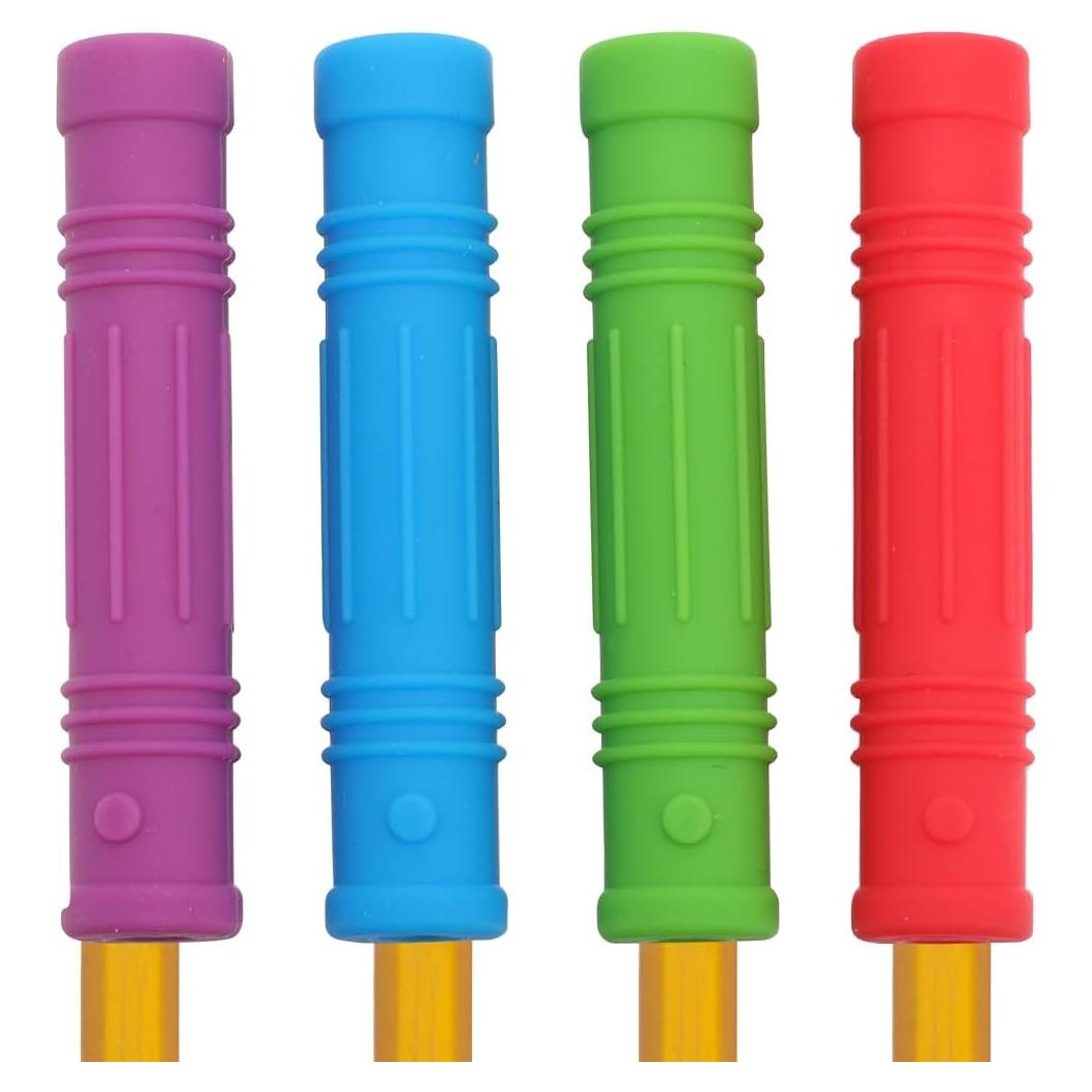 Toppers de Lápiz de Silicona GORGECRAFT 4 Colores 13mm