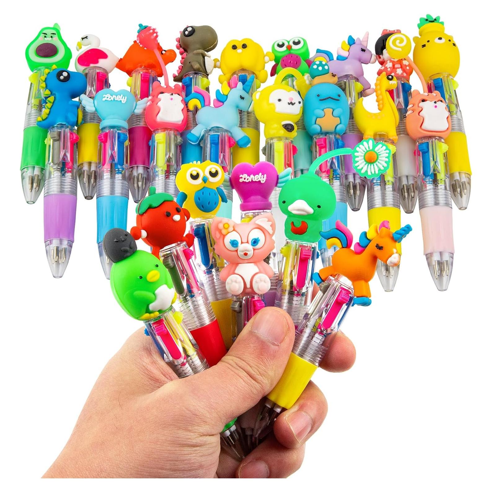 Bolígrafo Multicolor 4 en 1 HNSYYF - 24 Unidades para Niños