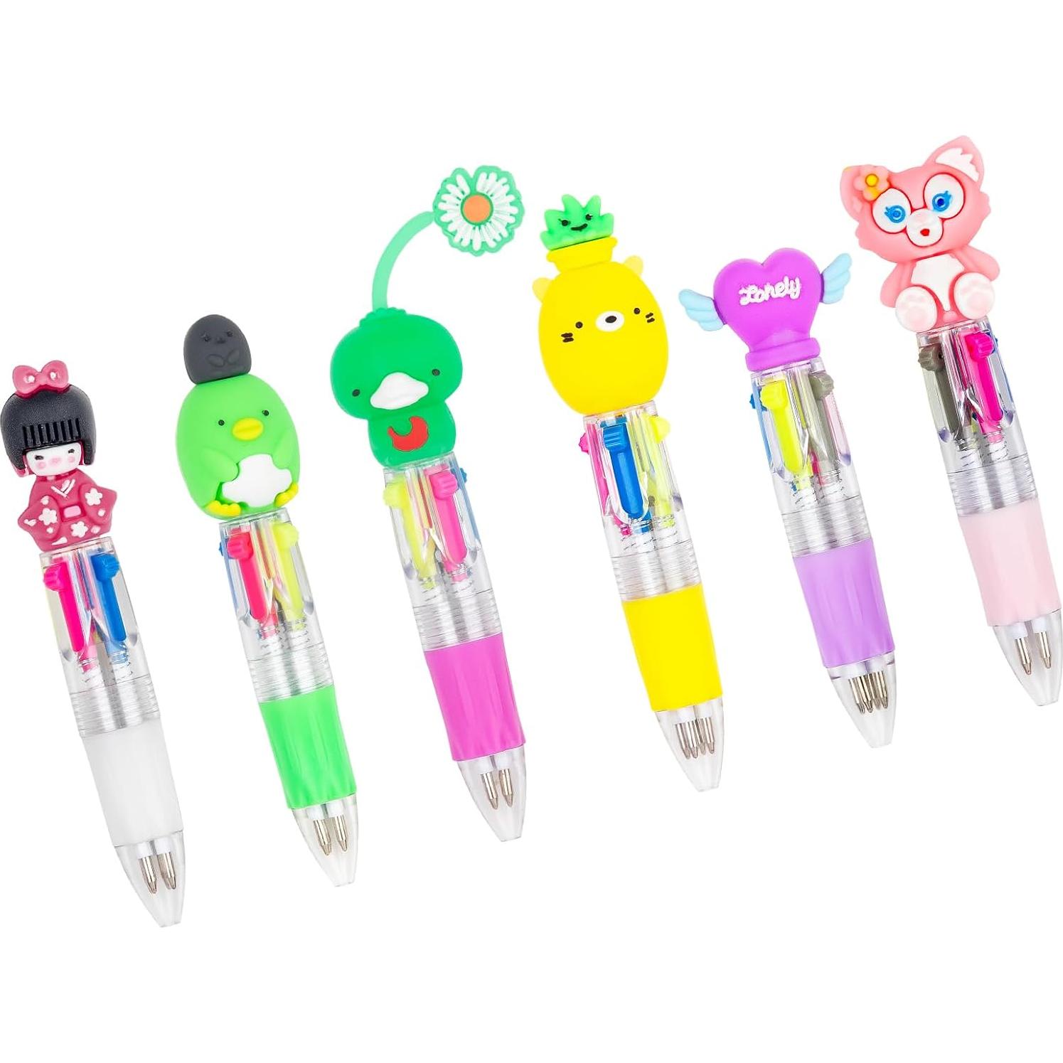 Bolígrafo Multicolor 4 en 1 HNSYYF - 24 Unidades para Niños