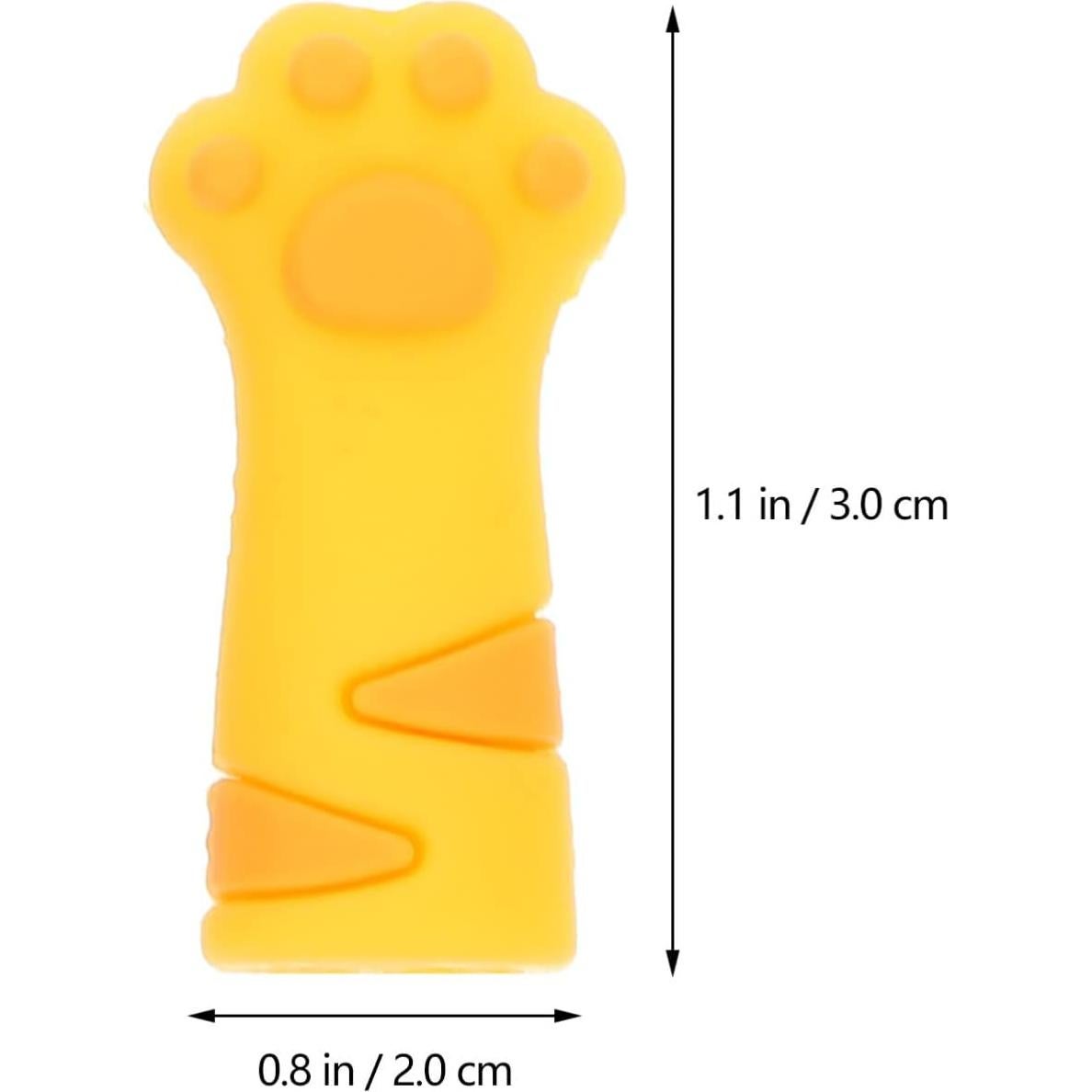 Funda de Lápiz de Silicona NUOBESTY 12 Pcs Adornos de Gato