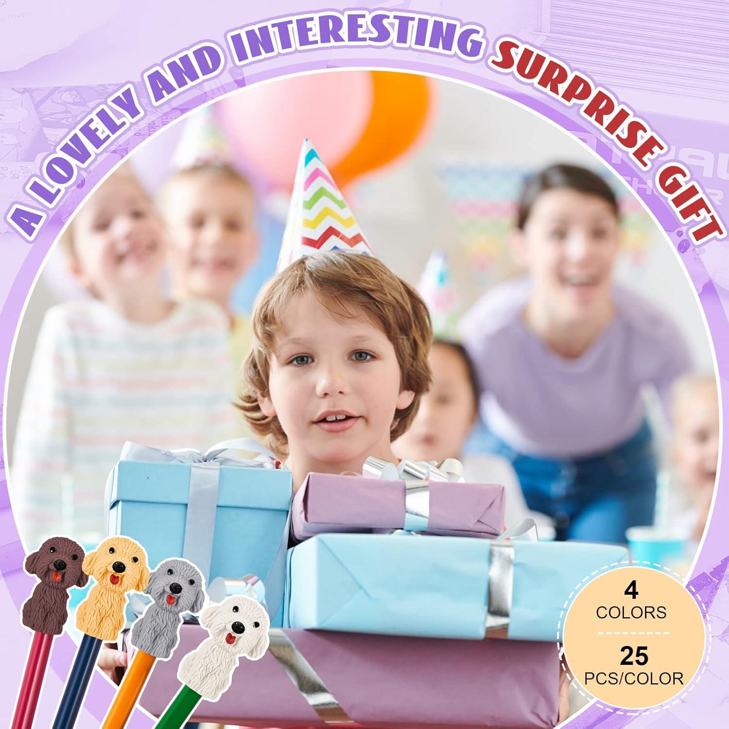 Borradores de Lápiz de Perro Kisston - 100 Piezas de Goma