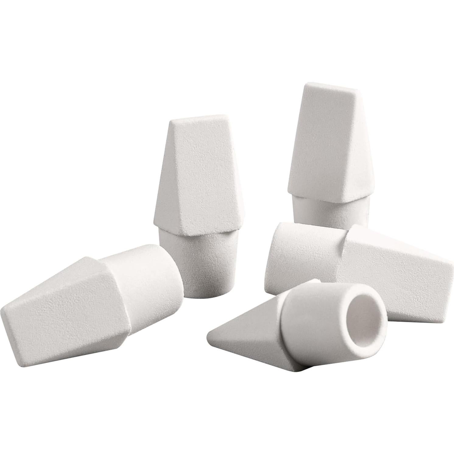 Borradores de Tapa de Lápiz Ticonderoga Blancos 25 Unidades