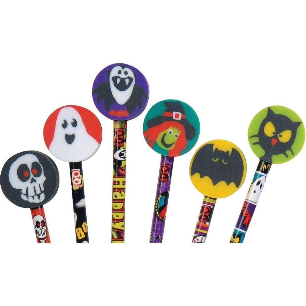 Lápices Boo Buddies Geddes N° 2 con Gomas Gigantes - 36 Pzas