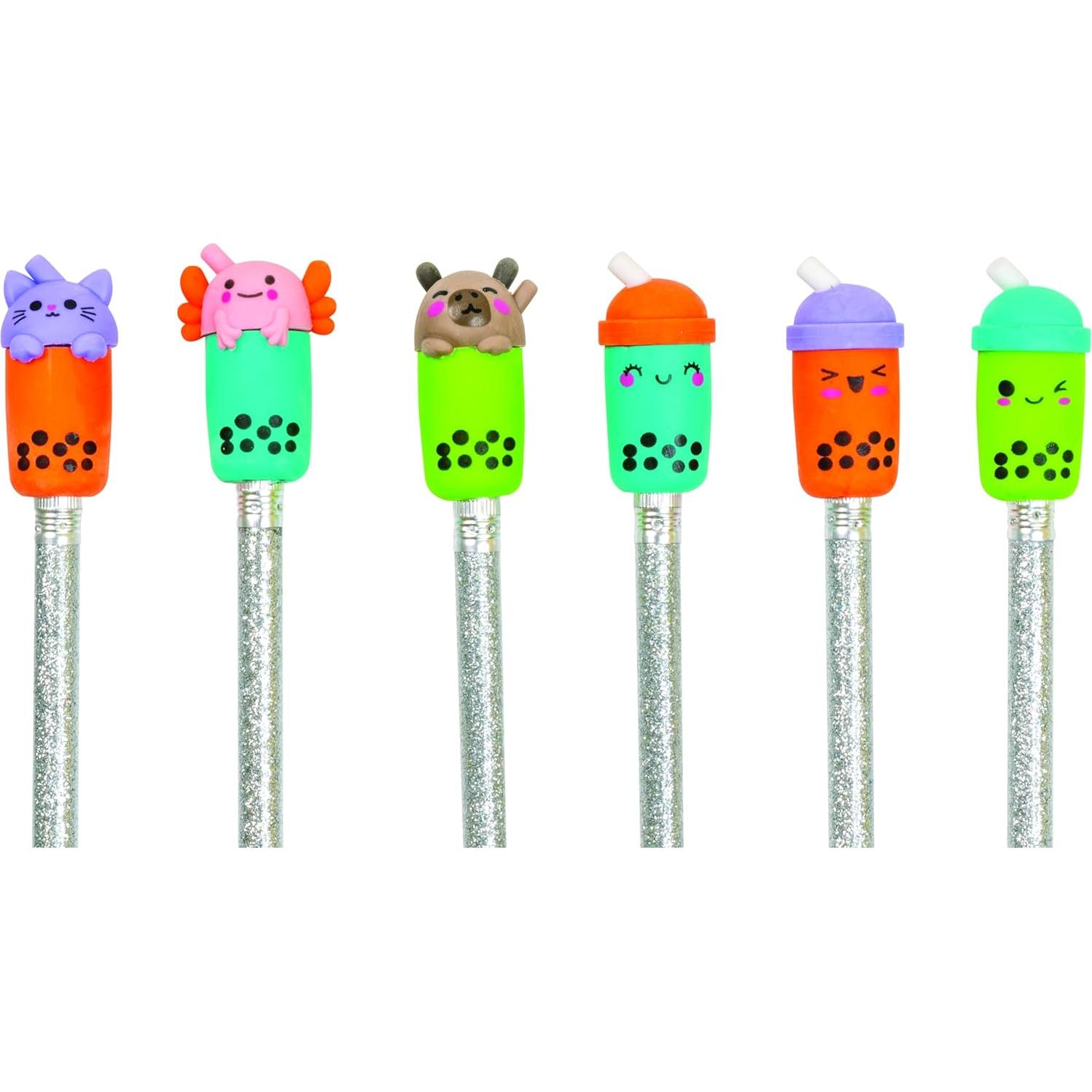 Borradores para Lápices Raymond Geddes Boba Tea - Paquete 48