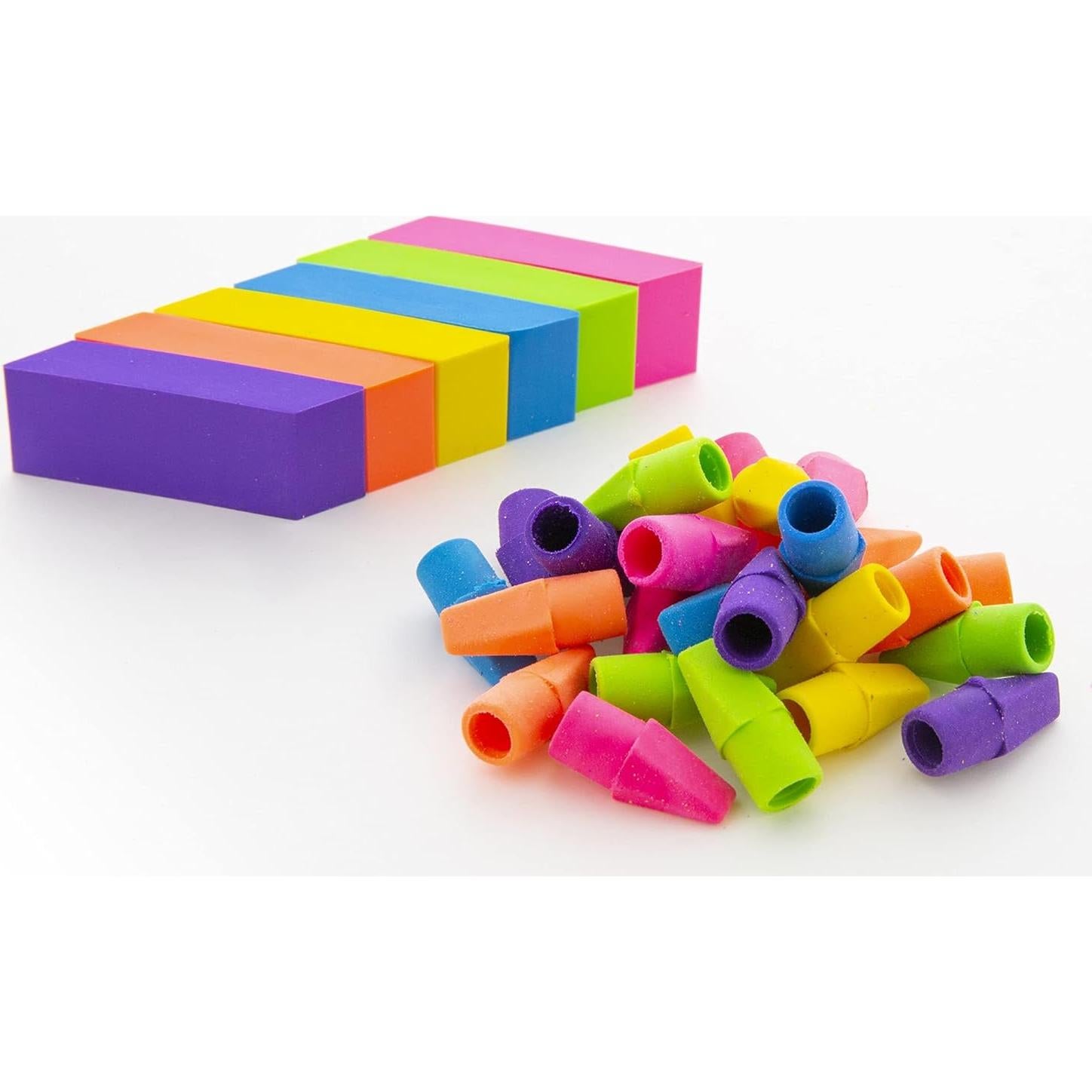 Borradores de Punta de Lápiz BAZIC 2 Paquetes 50 Unidades