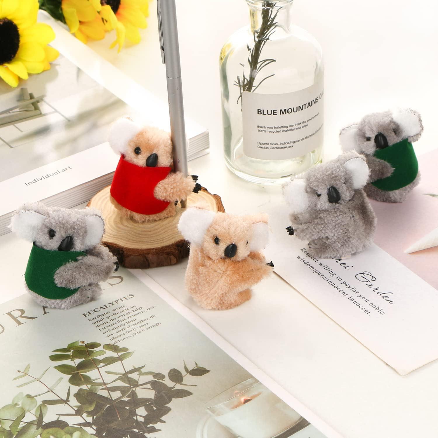 Clips de Lápiz de Koala BENBO - 12 Pcs Adornos de Felpa