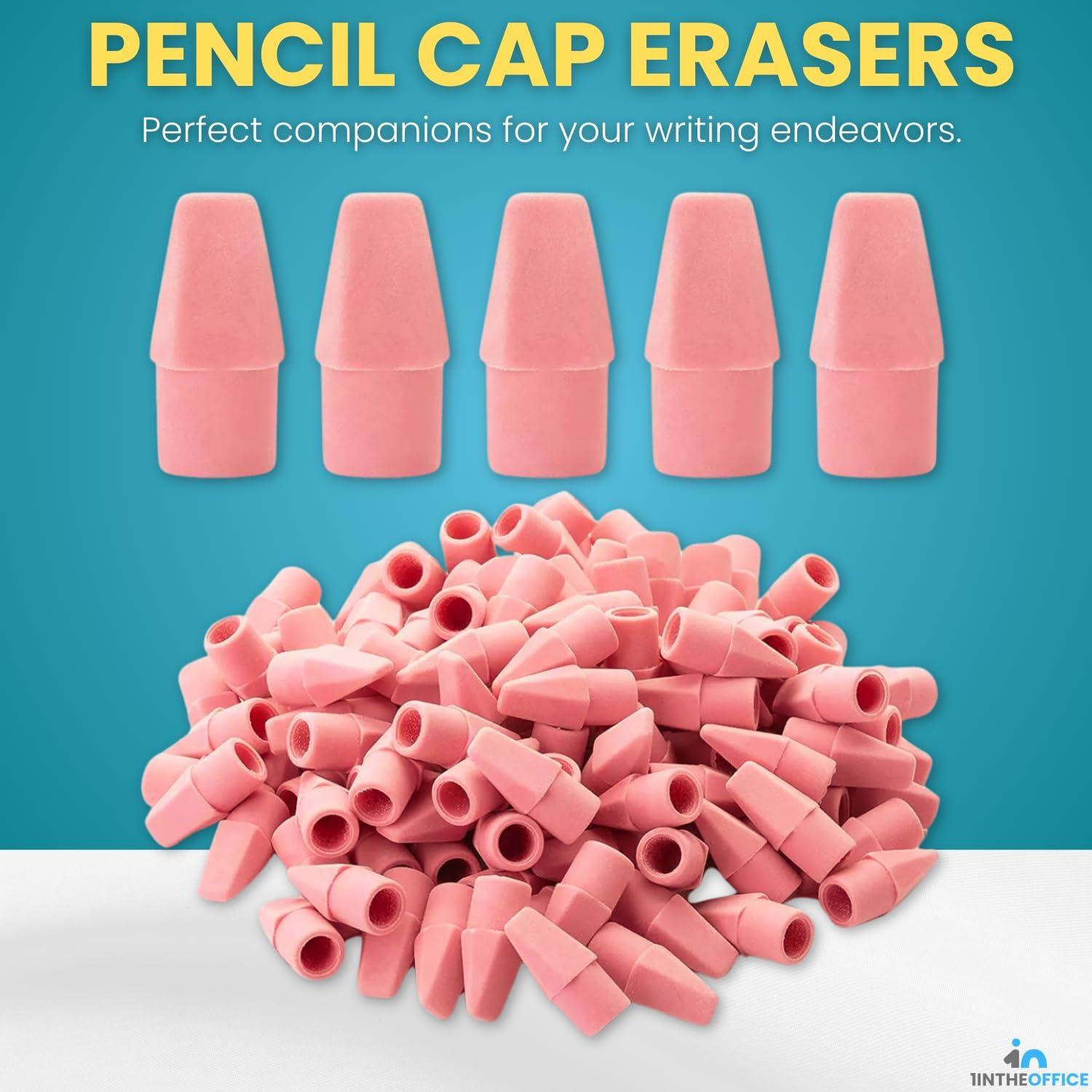 Borradores de Tapa de Lápiz 1EnLaOficina Rosa 288 Unidades