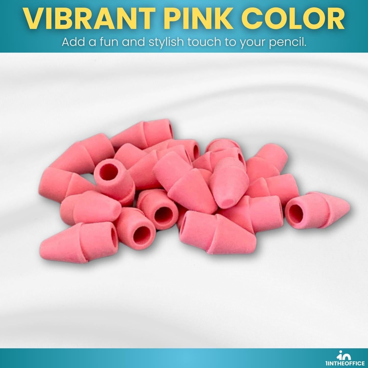 Borradores de Tapa de Lápiz 1EnLaOficina Rosa 288 Unidades
