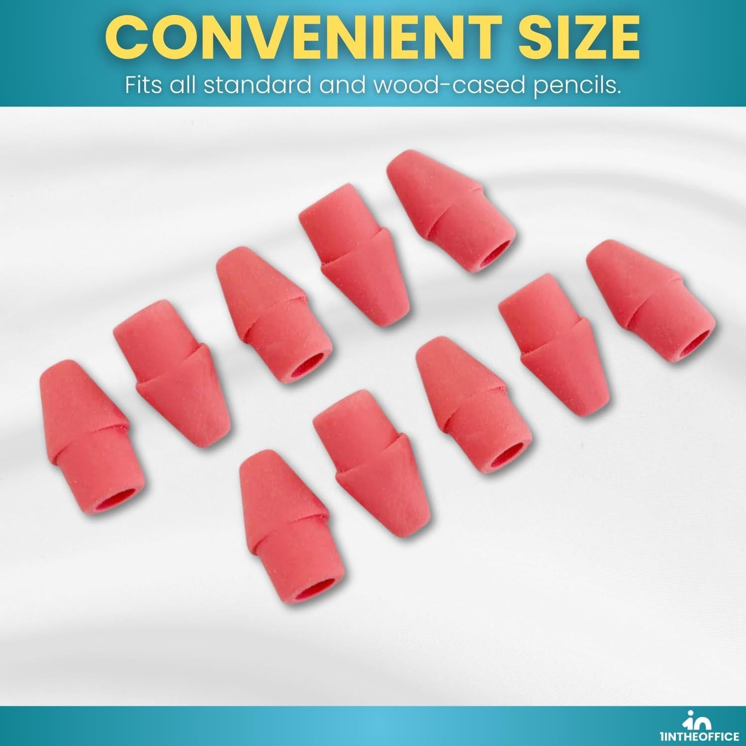 Borradores de Tapa de Lápiz 1EnLaOficina Rosa 288 Unidades