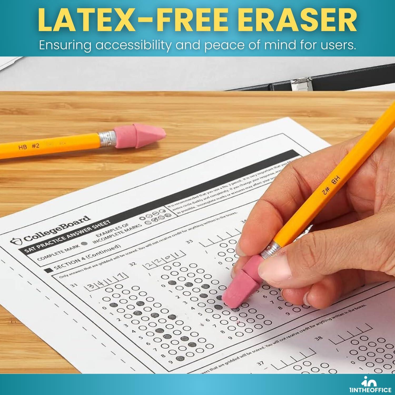 Borradores de Tapa de Lápiz 1EnLaOficina Rosa 288 Unidades