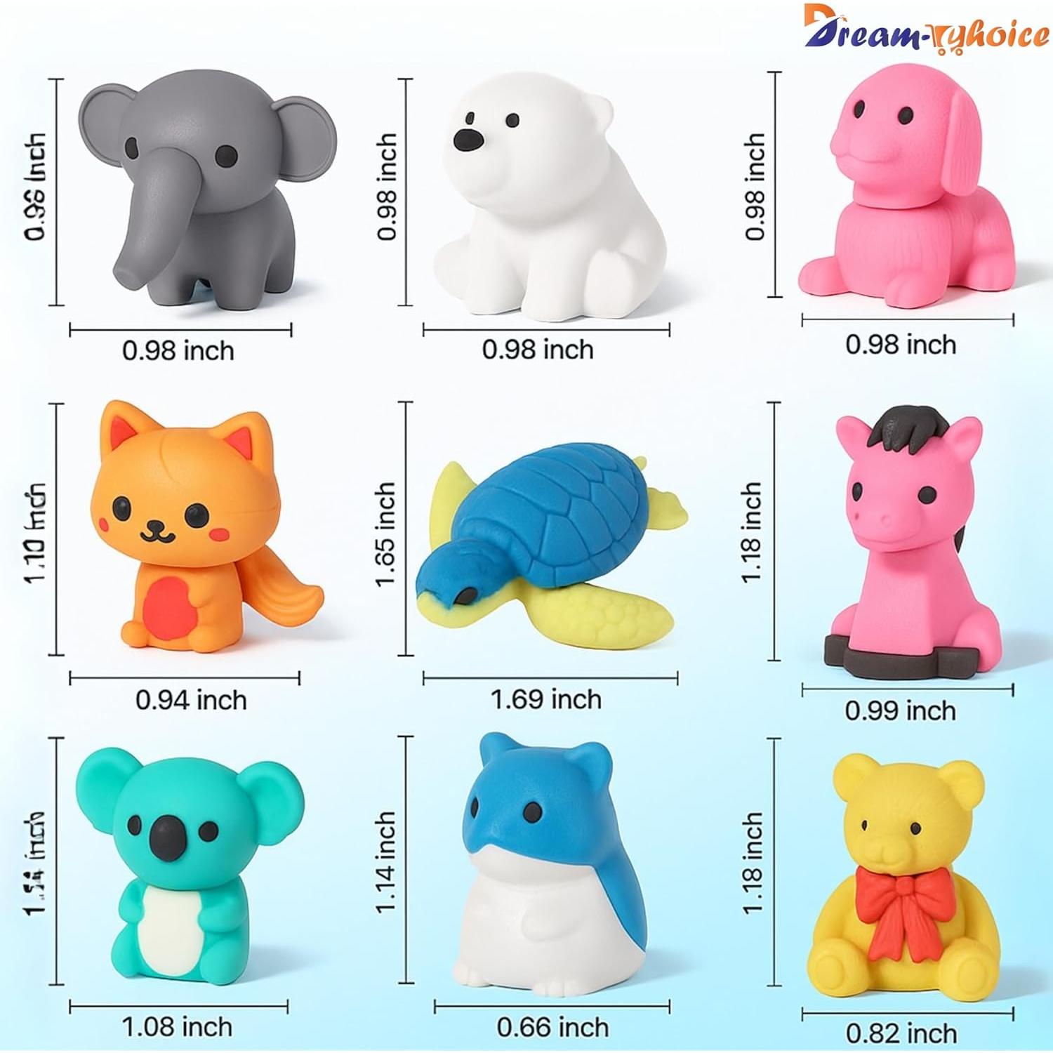 Borradores Divertidos de Animales 30 pcs Elección de Sueño