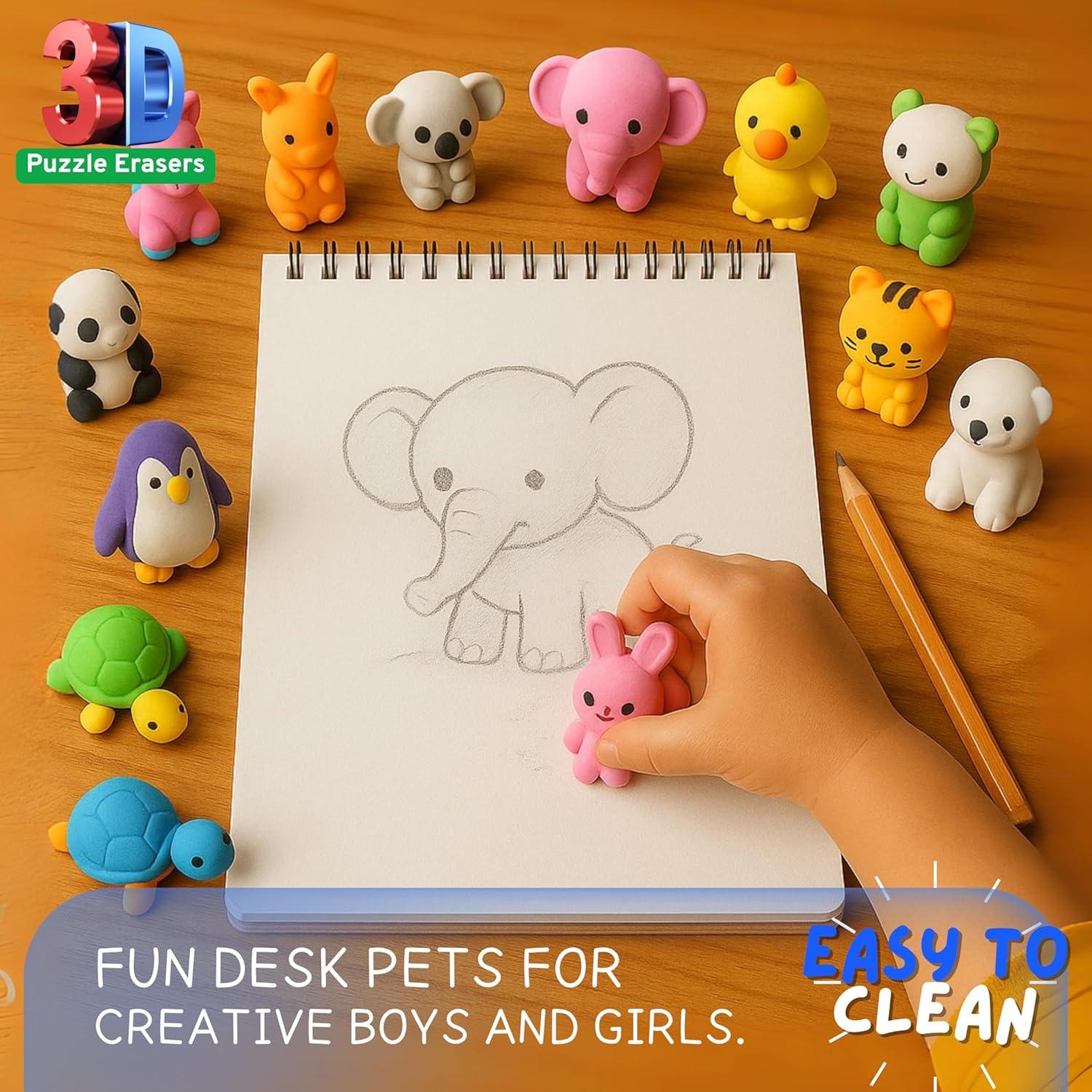 Borradores Divertidos de Animales 30 pcs Elección de Sueño