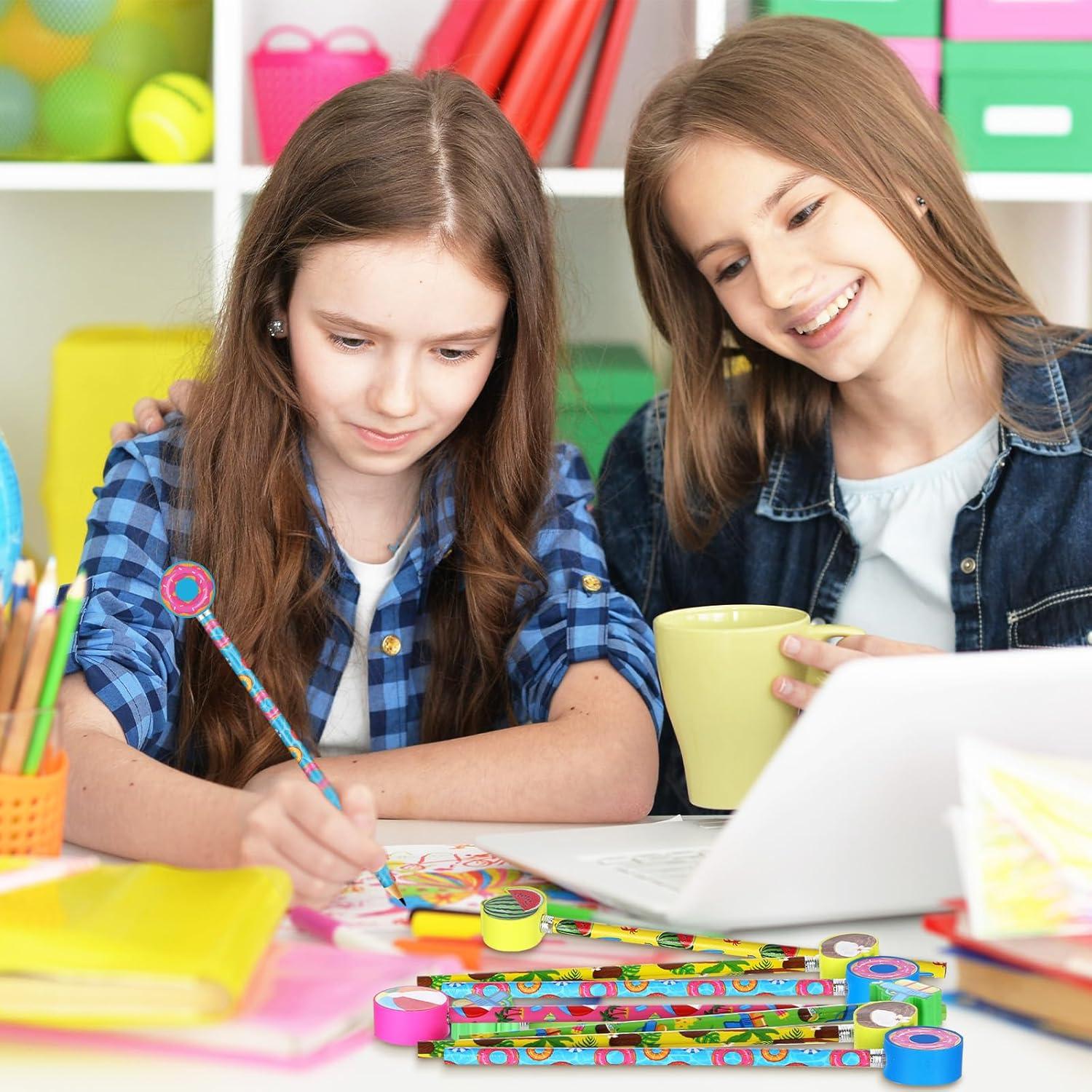 Lápices de Playa Tenceur 48 Pcs con Adornos de Hawaii