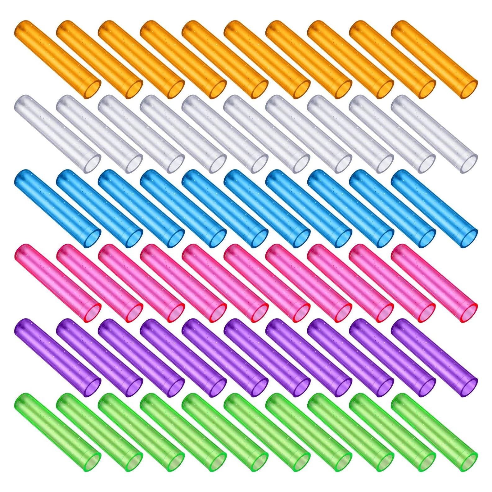 Zonon 60 Piezas Cubiertas Protectores de Lápiz Plástico