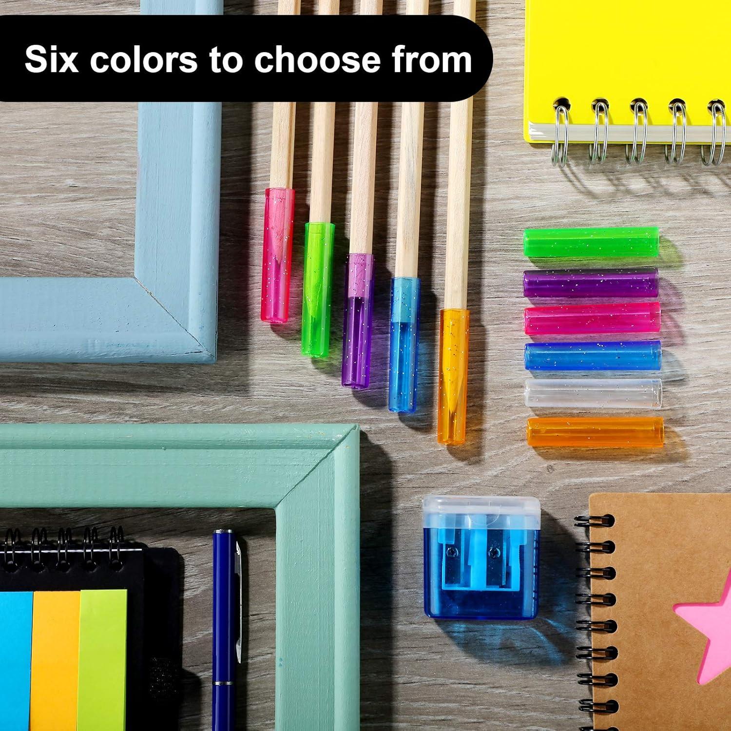 Zonon 60 Piezas Cubiertas Protectores de Lápiz Plástico