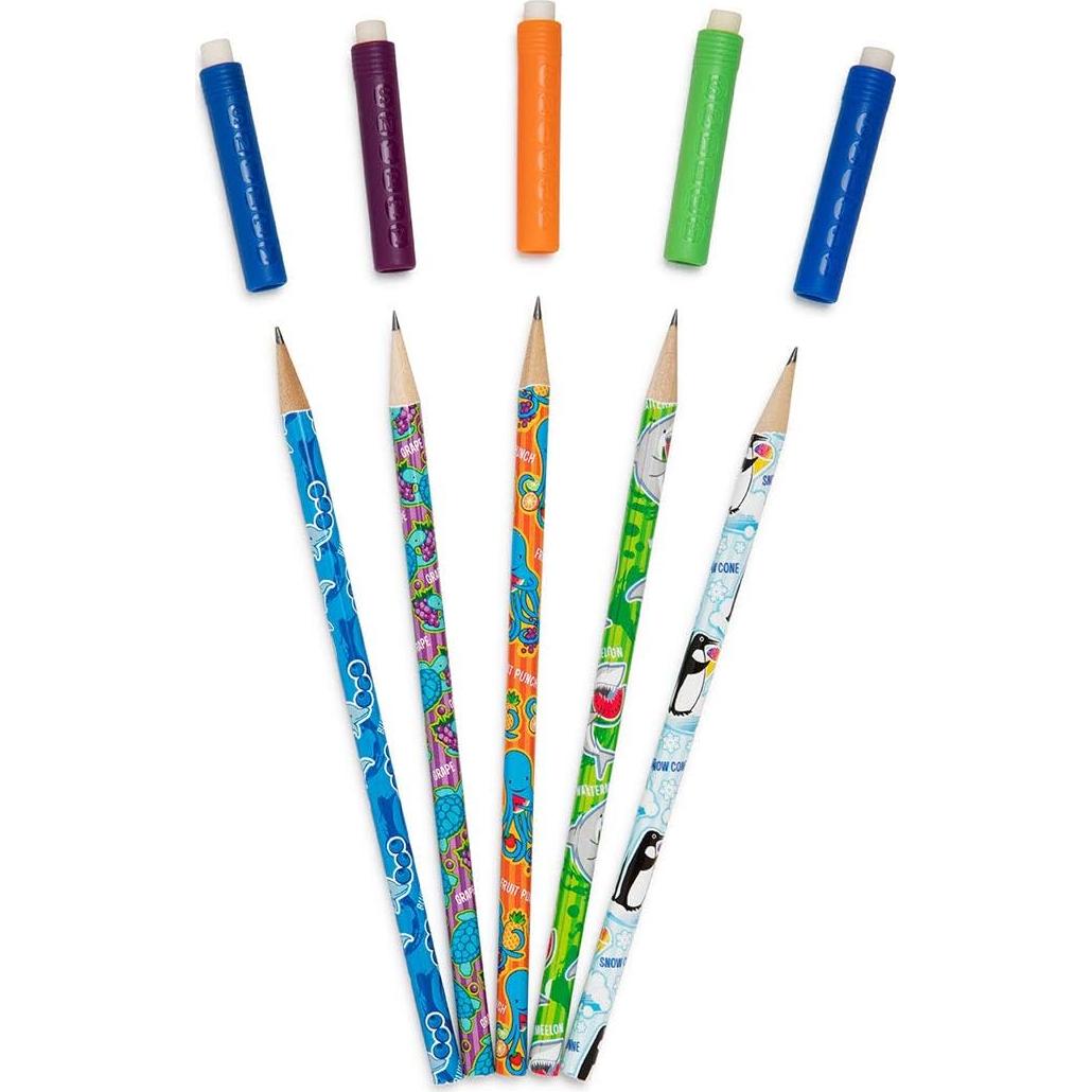 Toppers de Lápiz Aromatizados SNIFTY - 5 Piezas Temáticas