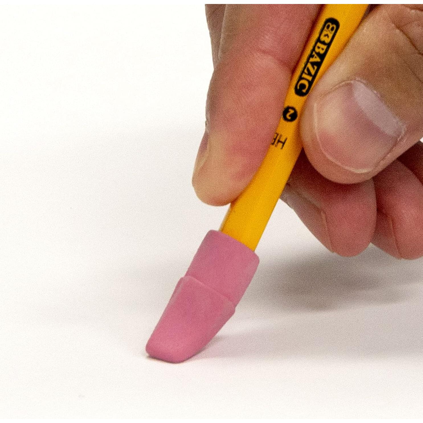 Borrador Rosa Superior BAZIC 50 Unidades Sin Látex