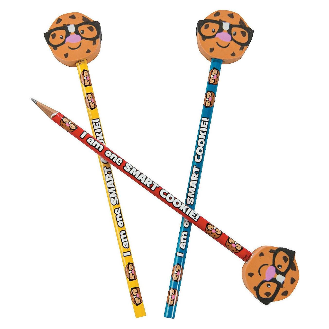 Lápiz Galleta Inteligente Fun Express - 12 Piezas - 18 cm