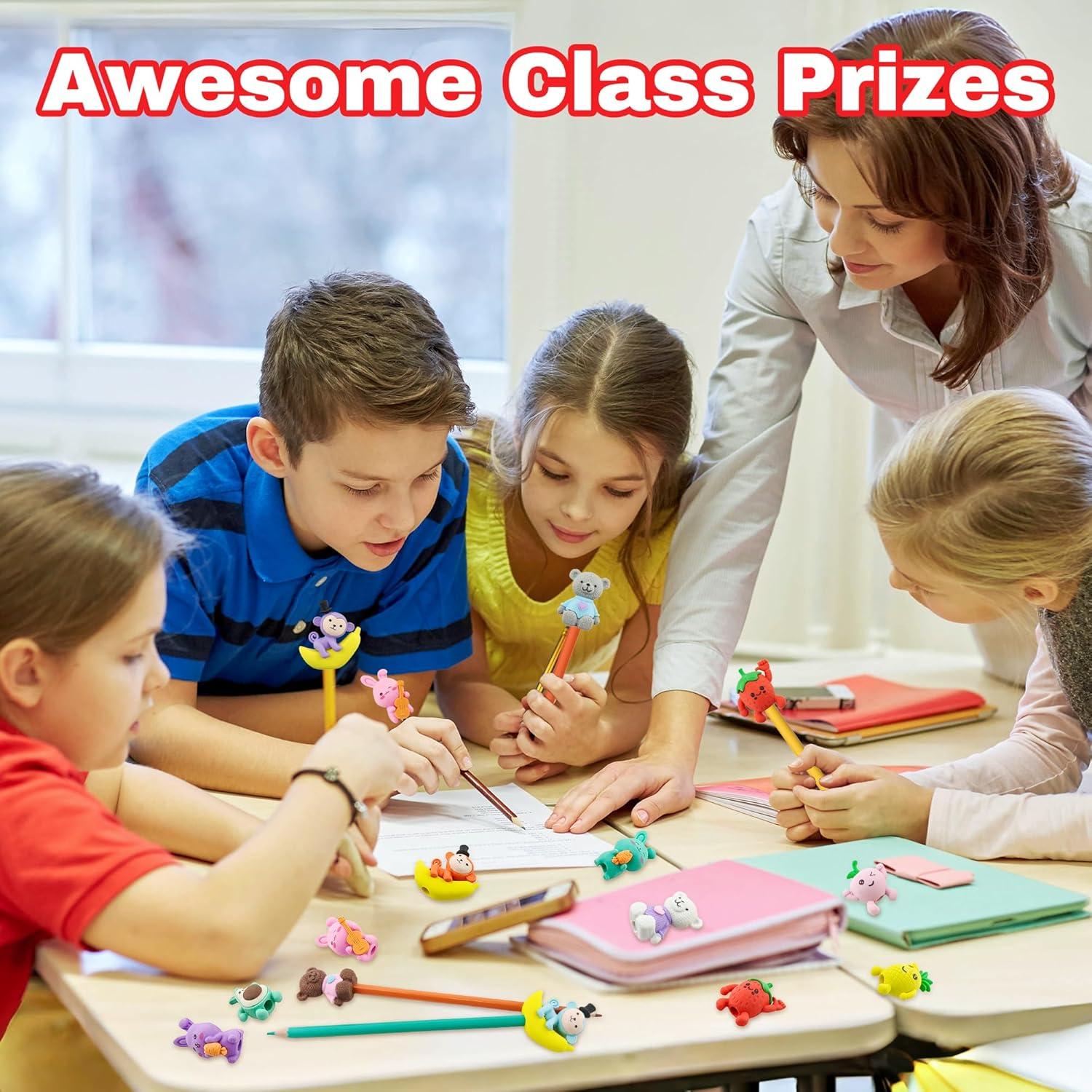 30 Gomas de Borrar Animales Inn Diary - Divertidas y 3D