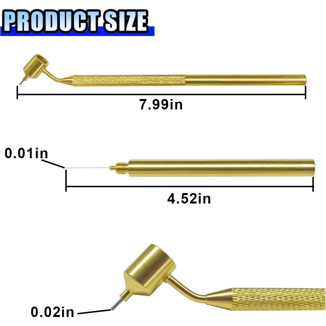 Bolígrafo de Pintura BDZMC 0.5 mm Dorado para Retoques