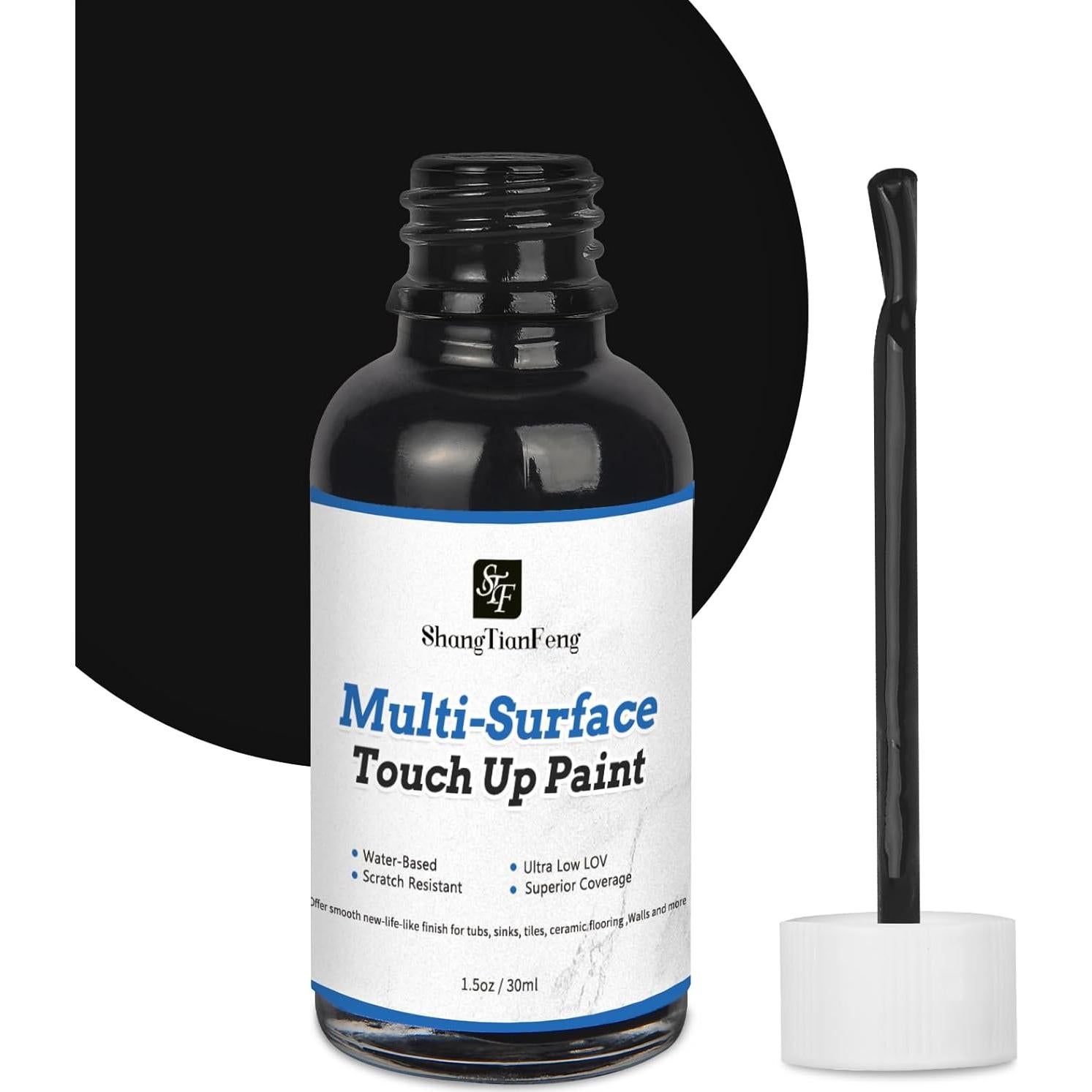 Pintura de Retoque Negra ShangTianFeng 44.36 ml Multi-Superficie