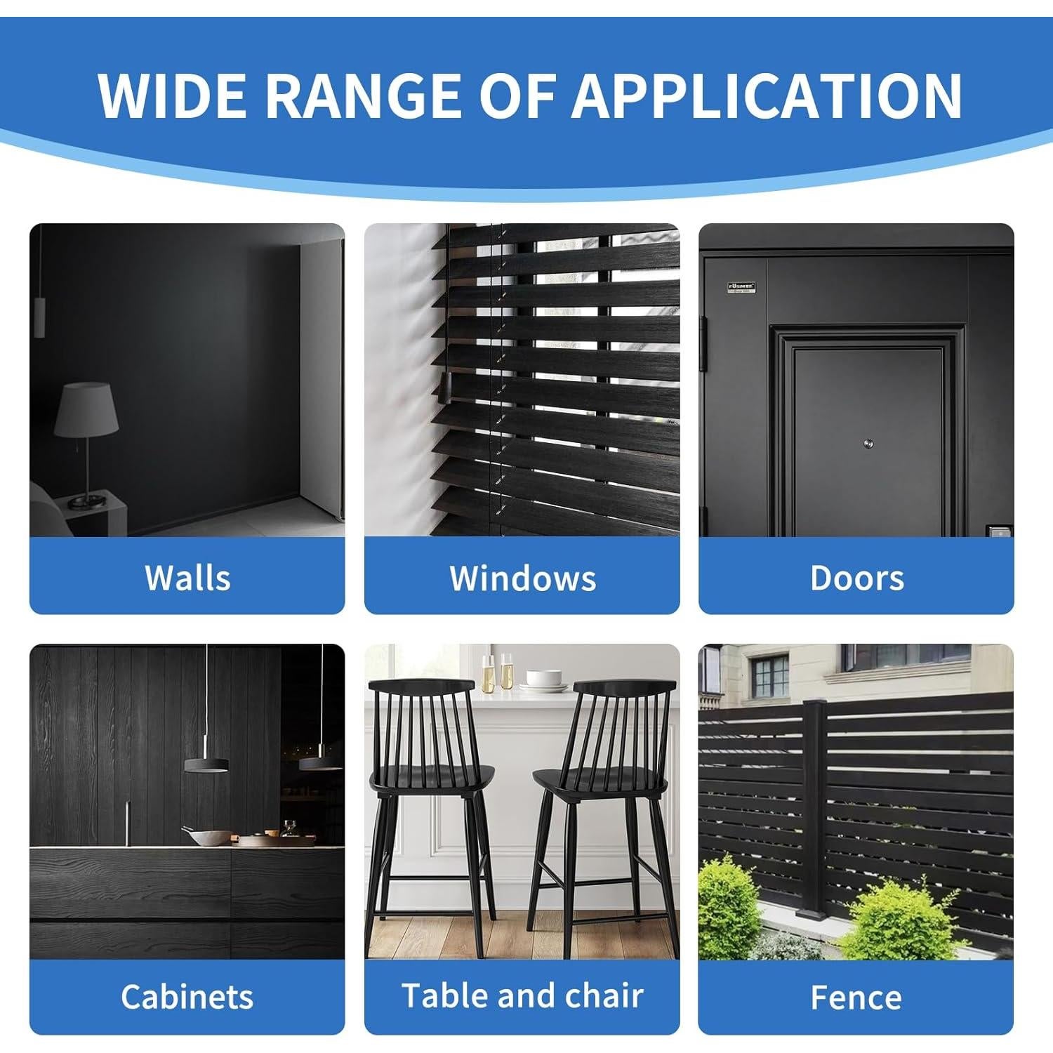 Pintura de Retoque Negra ShangTianFeng 44.36 ml Multi-Superficie