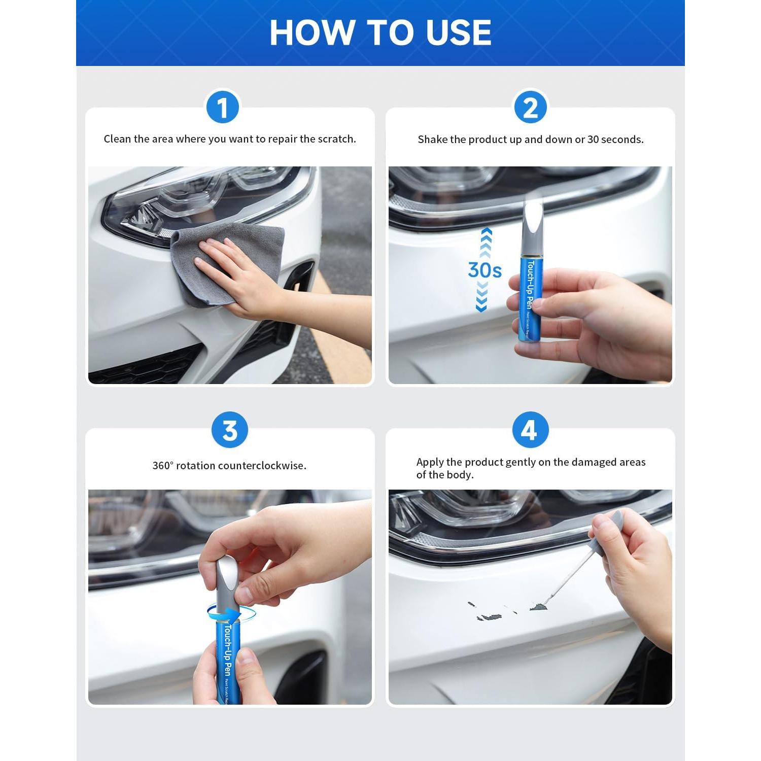 Lápiz de Pintura de Retouche RSACET Perla Iridiscente 18g