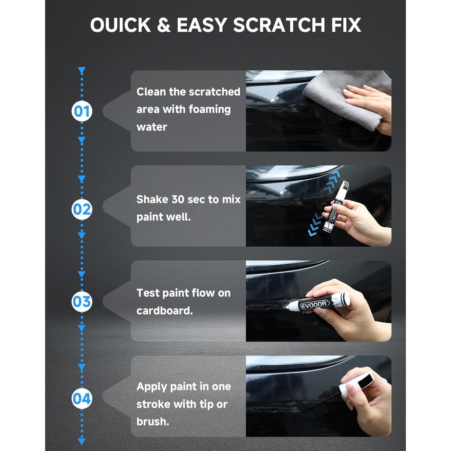 Pintura de Retoque EVOOOR 12.1ml Blanco Cumbre para Buick