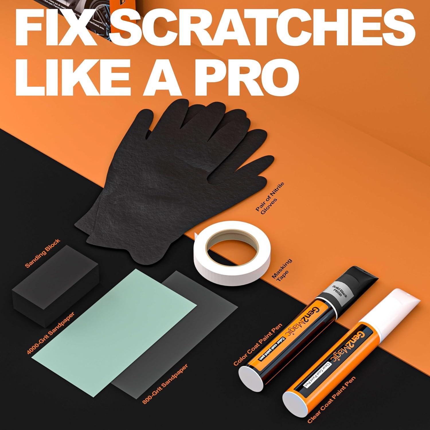 Kit de pintura de retoque Gen2Magic Ford Negro Sombra G1