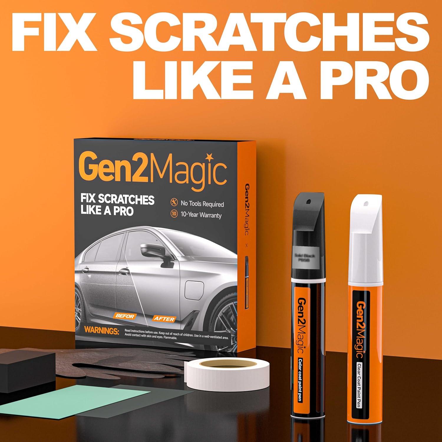 Kit de pintura de retoque Gen2Magic Ford Negro Sombra G1