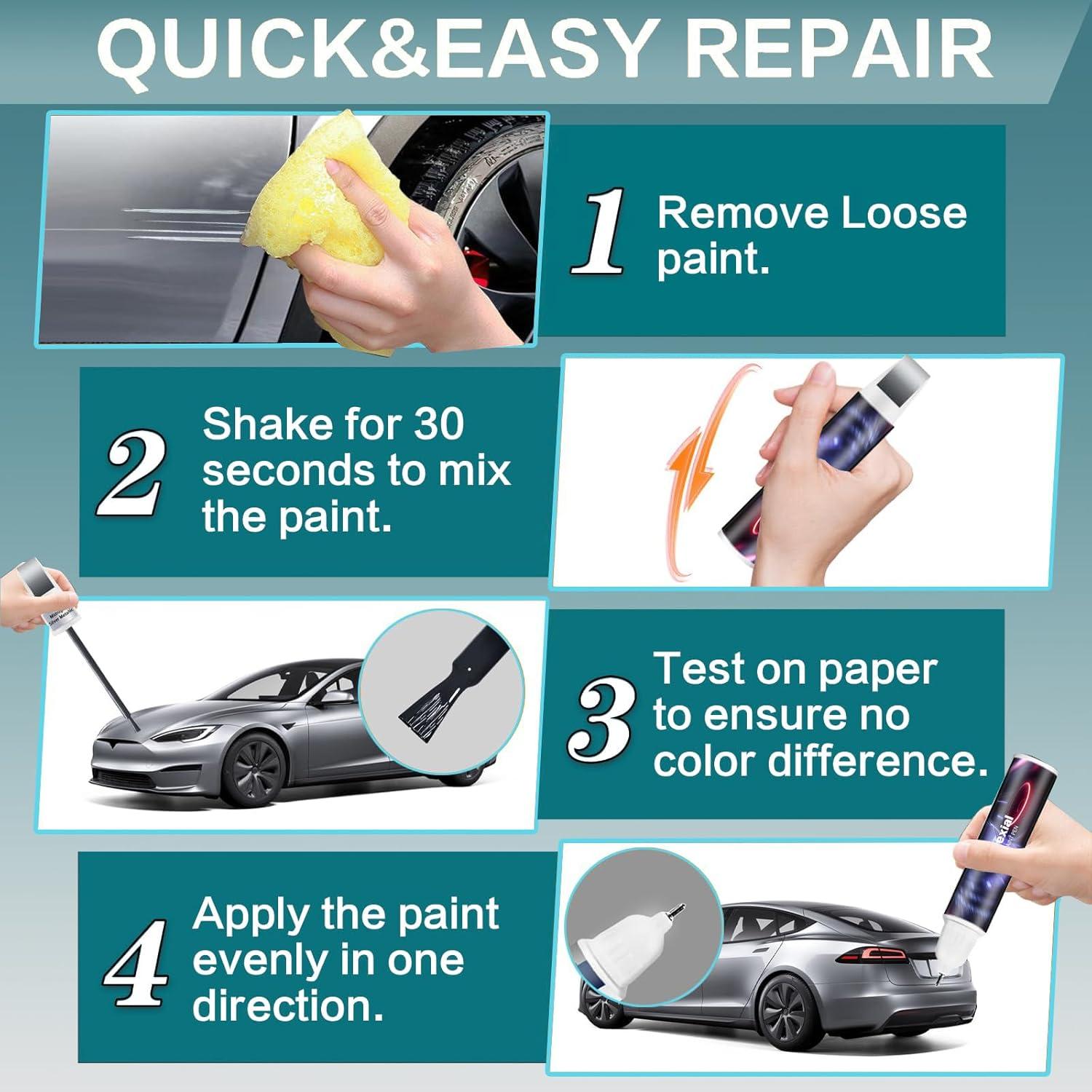 Pintura de Retoque Metálica Plata Medianoche Konexial 11.83 ml