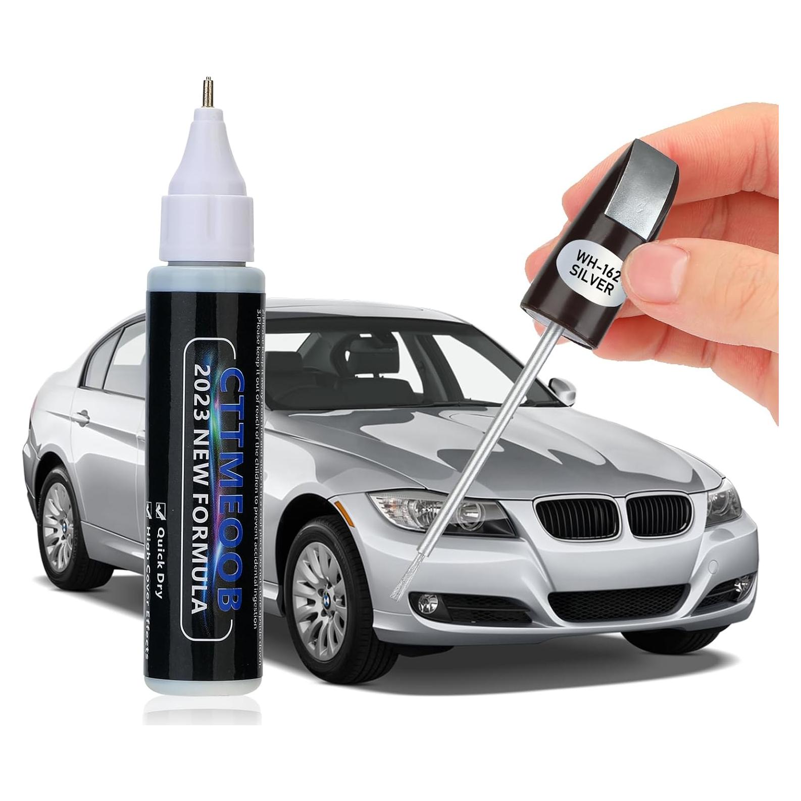 Pintura de Retoque Plateada CTTMEOOB 12 ml para Coches
