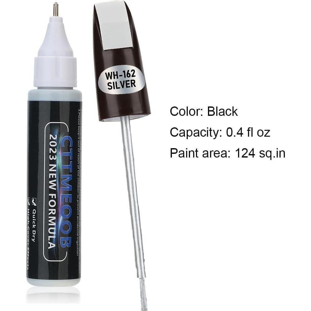 Pintura de Retoque Plateada CTTMEOOB 12 ml para Coches
