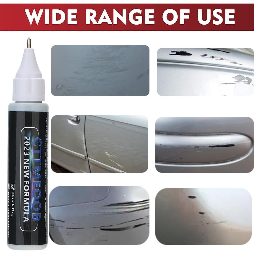 Pintura de Retoque Plateada CTTMEOOB 12 ml para Coches