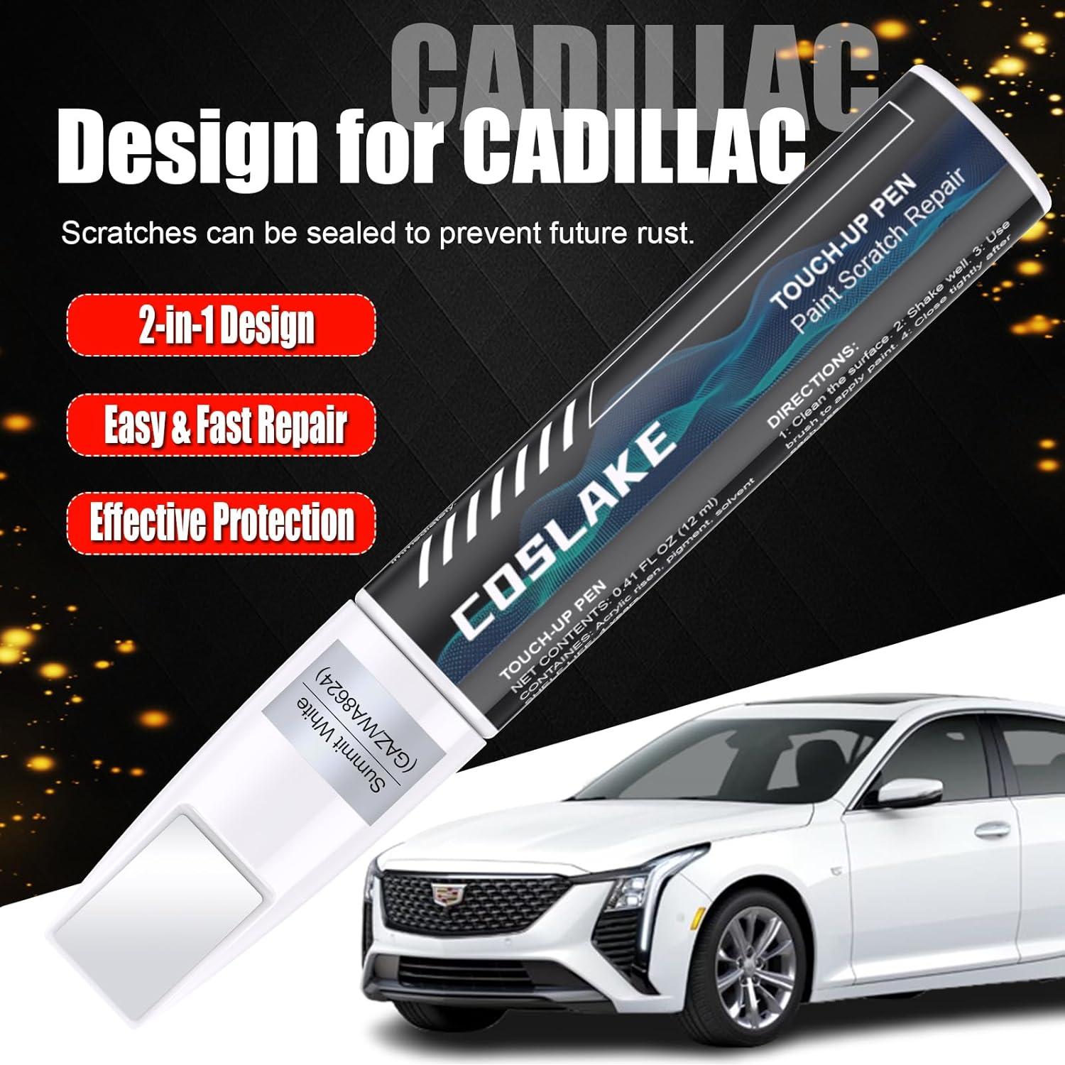 Pintura de Retoque COSLAKE 12ml Blanco Cumbre para Cadillac