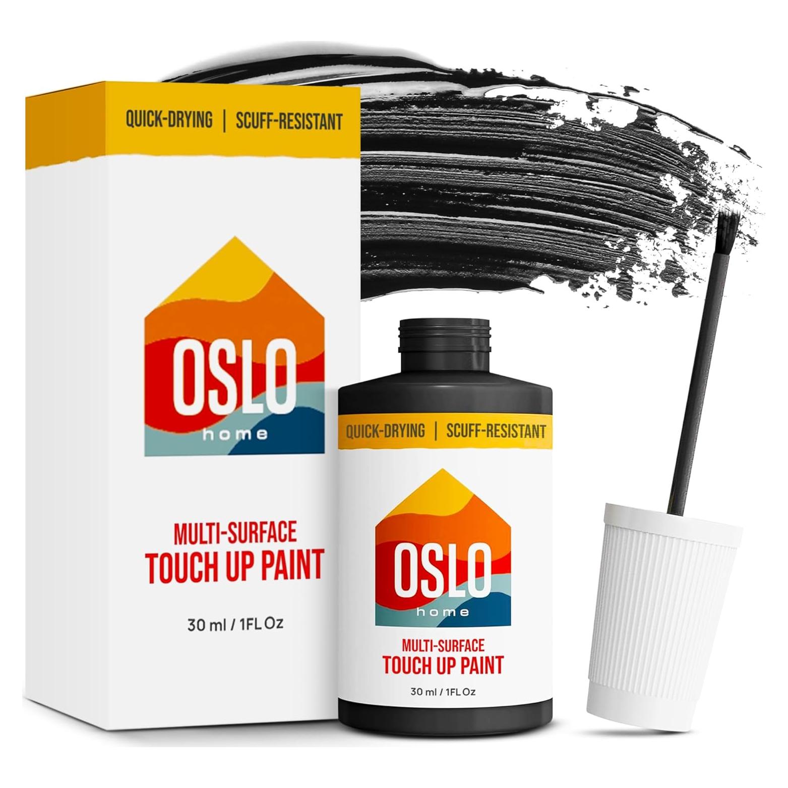 Pintura de Retoque Oslo Home 29.57ml Negro Mate Secado Rápido