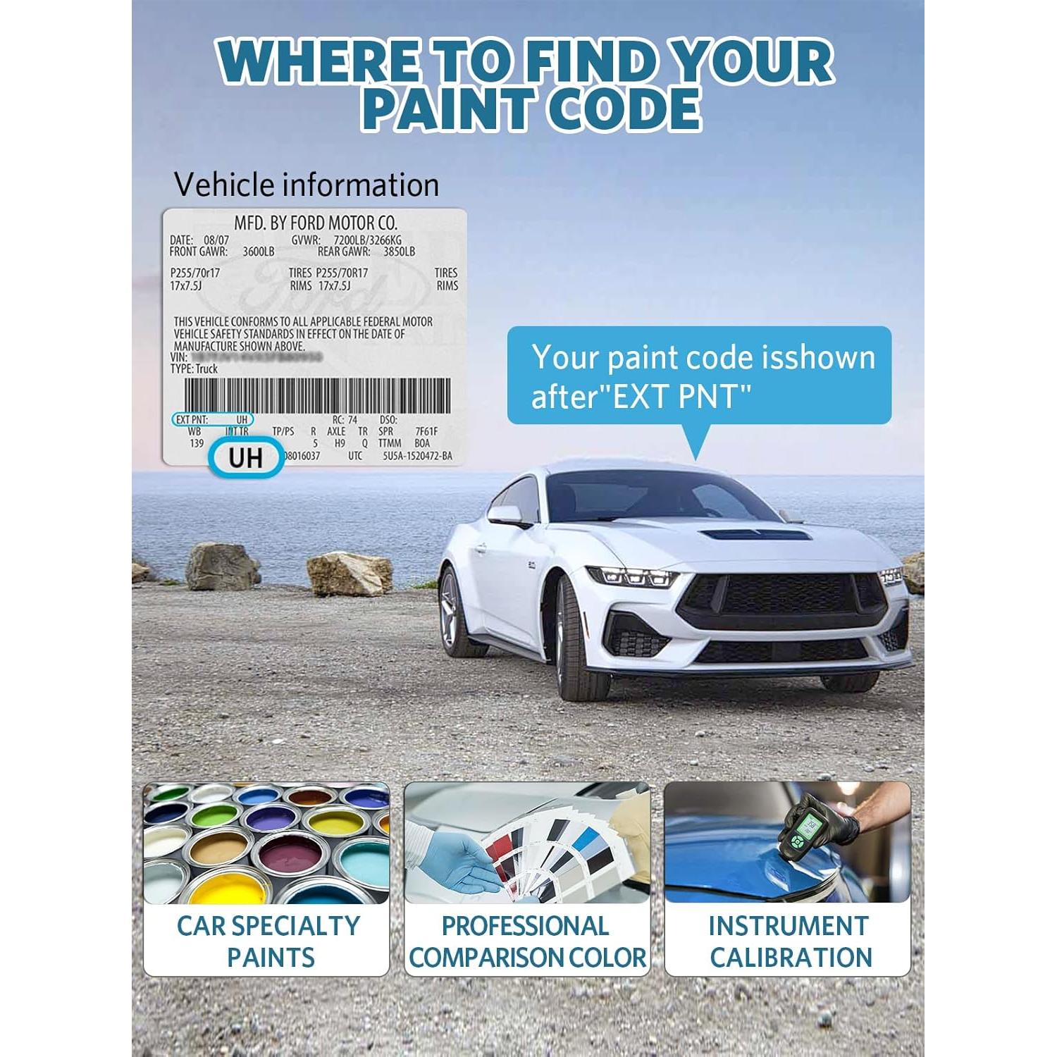 Pintura de Retoque FIXEZPRO Shadow Black para Ford 12ml