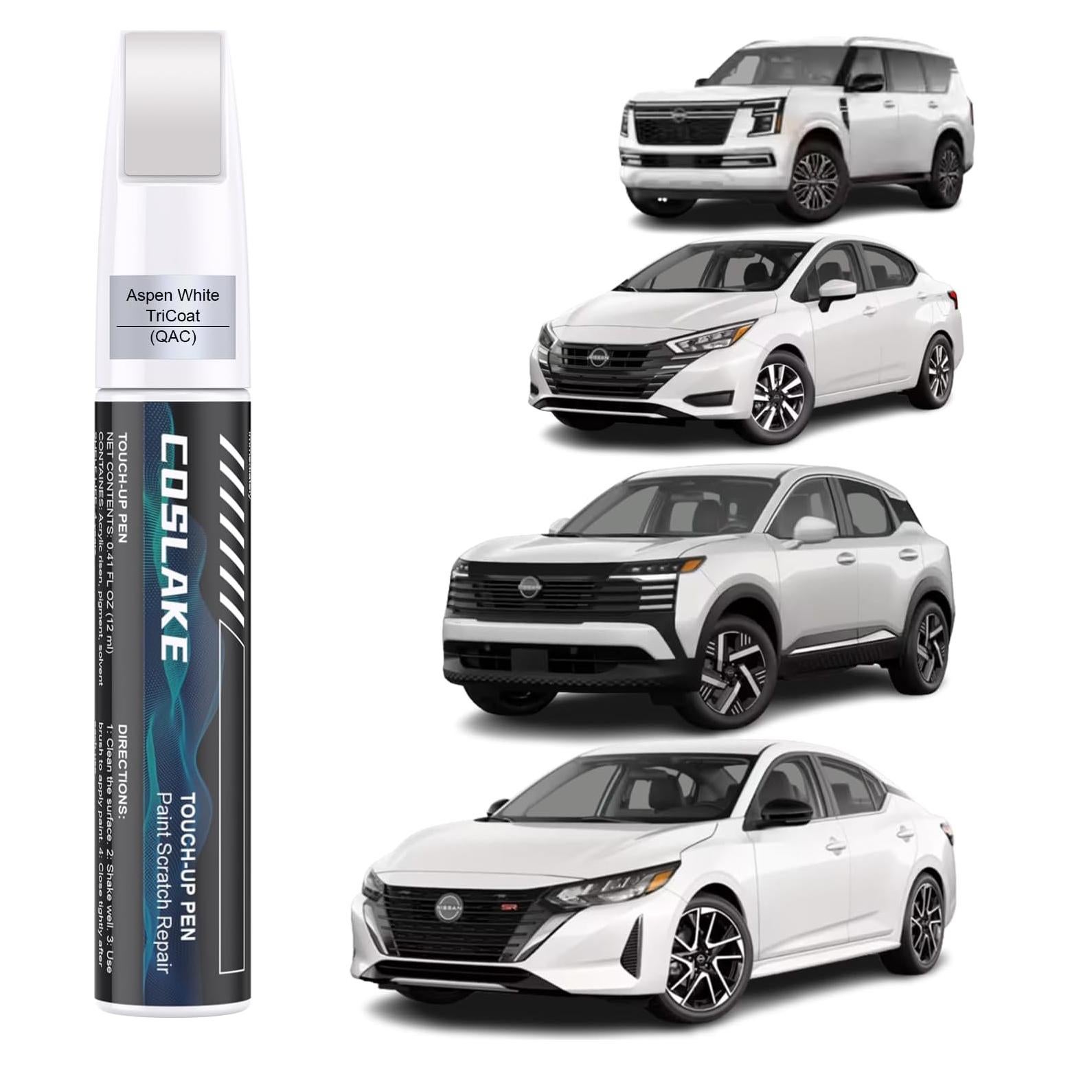 Pintura de Retoque COSLAKE Blanco Aspen TriCoat 12ml Nissan