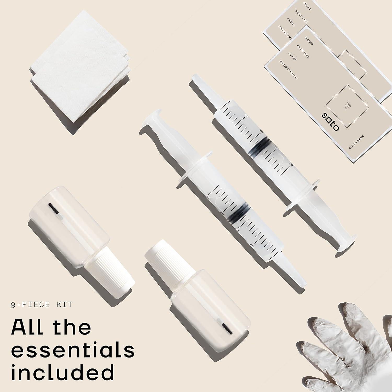 Kit de Reparación de Pintura Recargable Soto - 9 Piezas