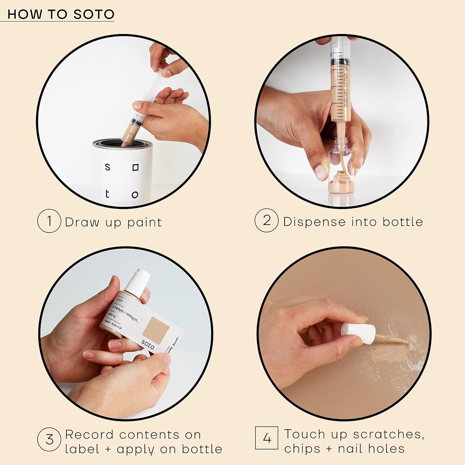 Kit de Reparación de Pintura Recargable Soto - 9 Piezas