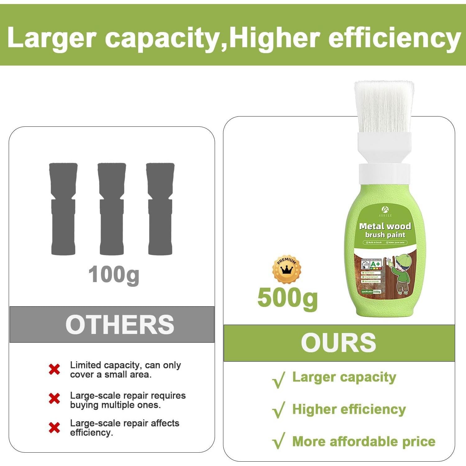 Pintura para Madera Anirun 17Oz Negra Brillante a Base de Agua