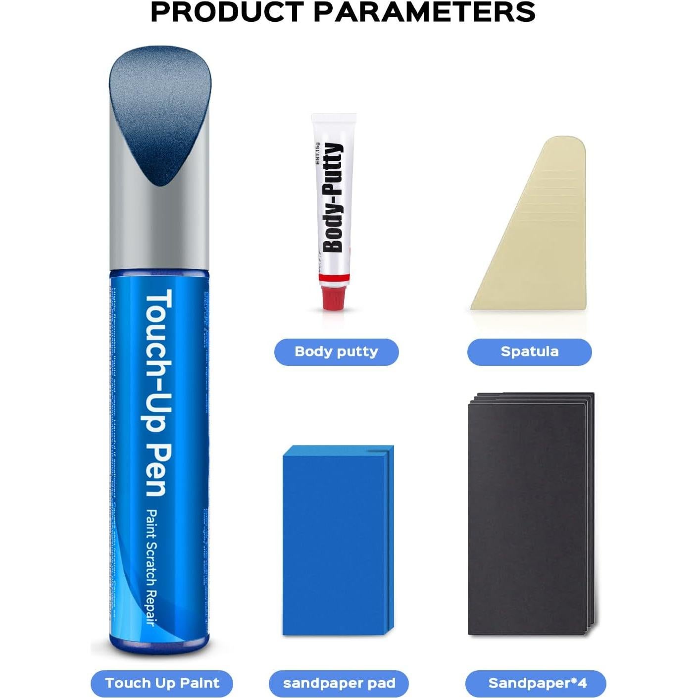 Kit de Pintura de Retoque RSACET 12.1ml Azul Oscuro 8S6 Toyota