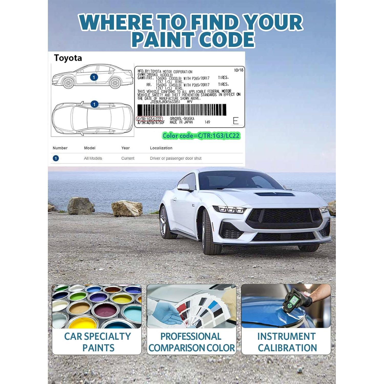 Pintura de Retoque FIXEZPRO 1H1 Gris Mica para Toyota