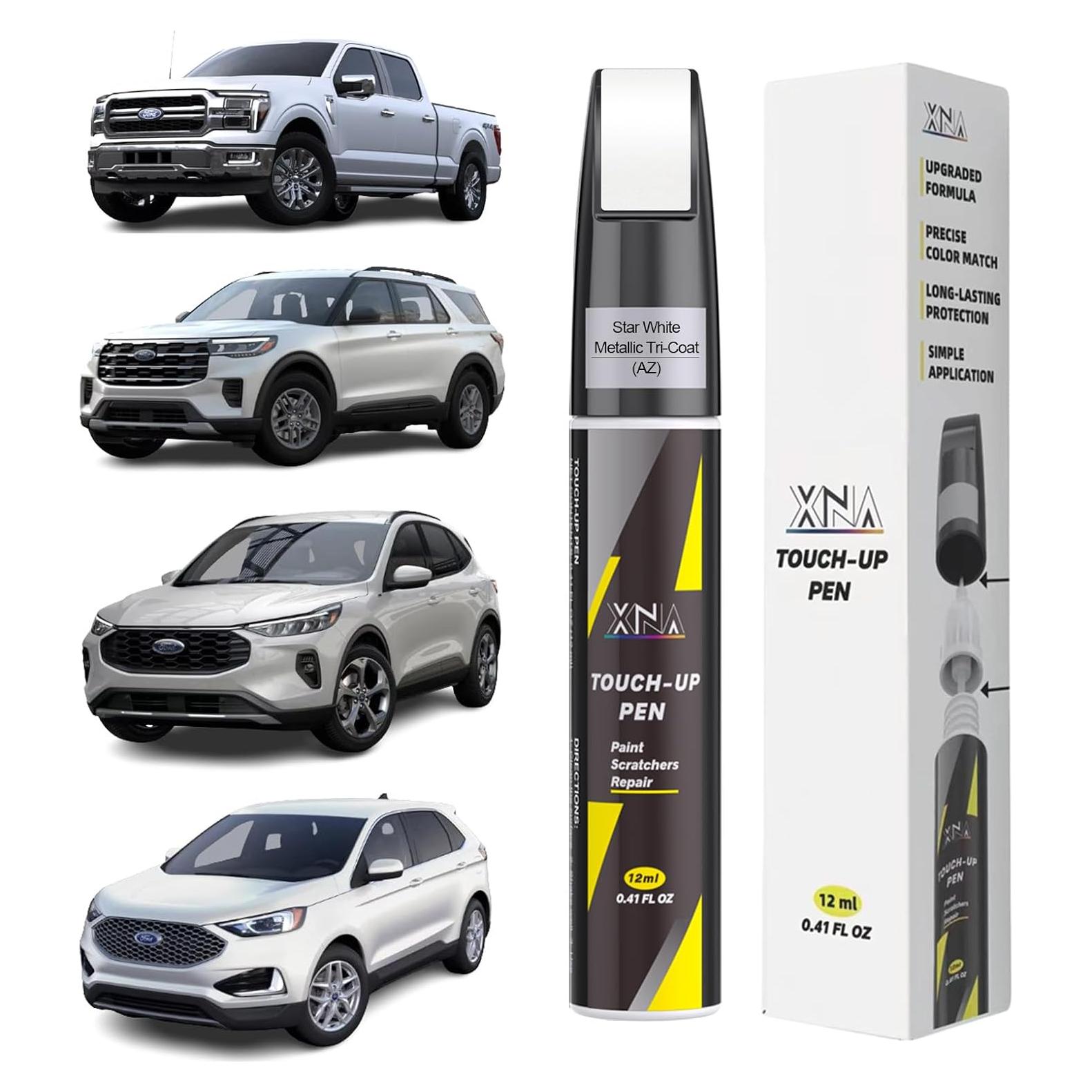Pintura de Retoque XNA Blanco Estelar Metalizado 12ml para Ford