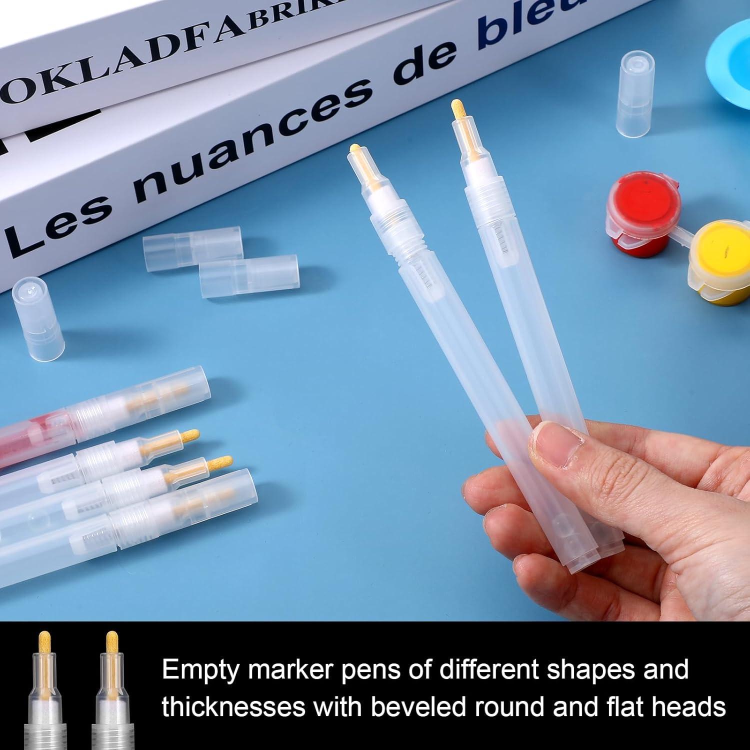 Marcadores de Pintura Acrílica Rellenables Yuanan - 6 Pcs 3mm