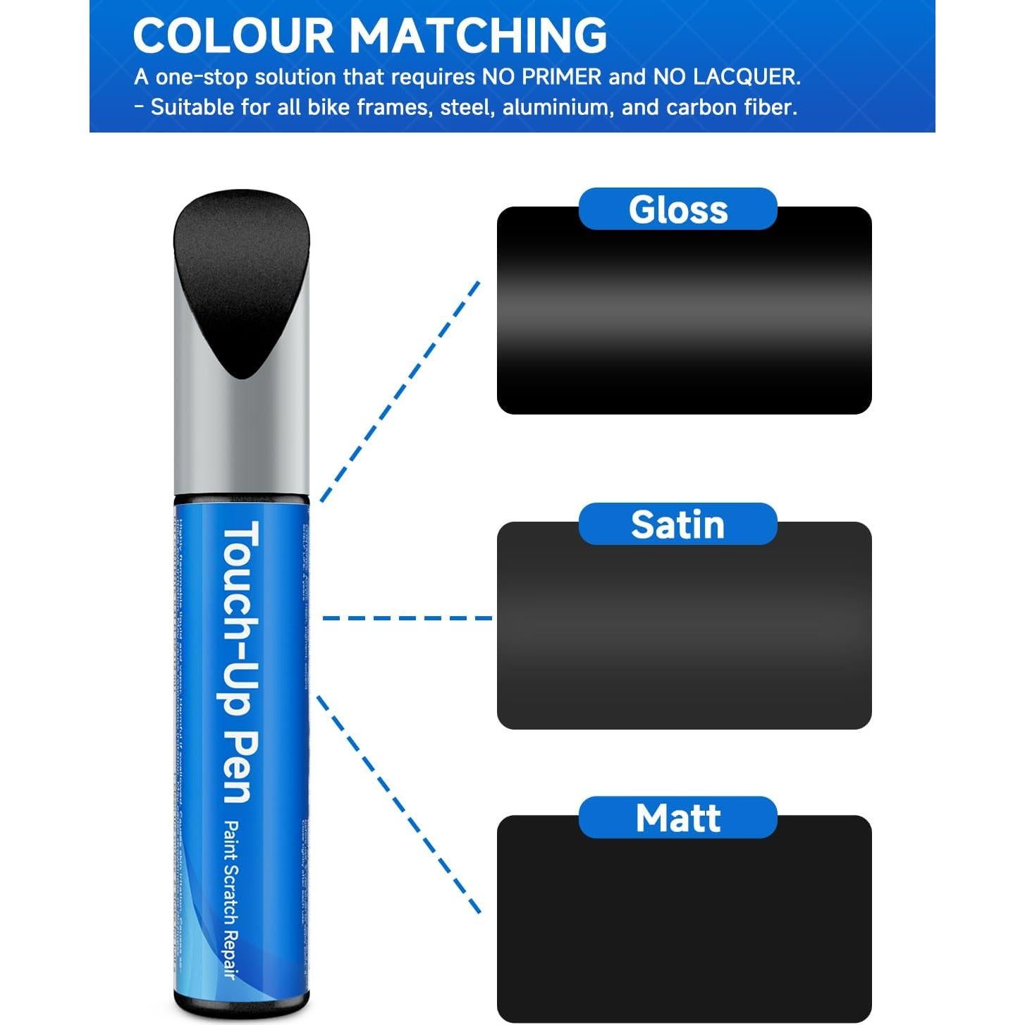 Pintura de Retoque para Bicicleta Giant Carbono Mate 11.8ml