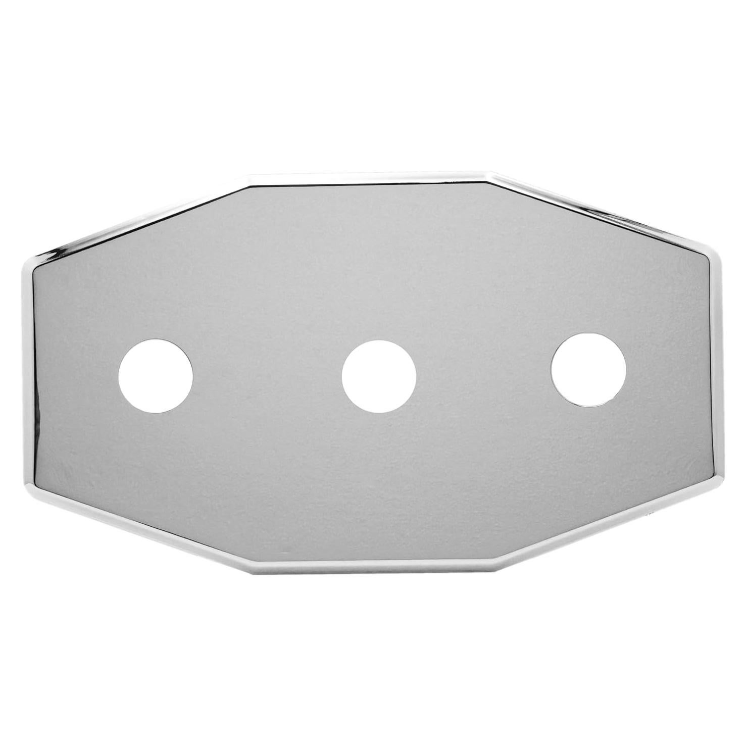 Placa de Remodelación 3 Agujeros Westbrass D505-26 Cromo