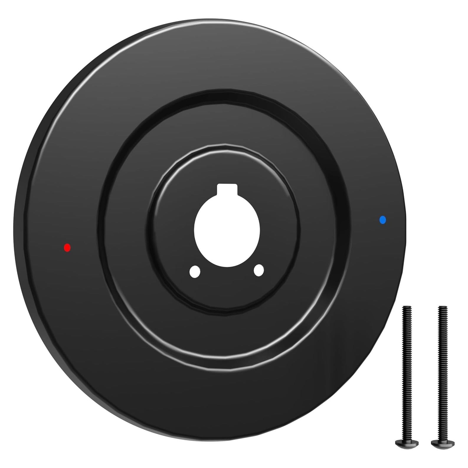 Escutcheon Moen 16090 Chateau Negro Mate para Grifos de Ducha