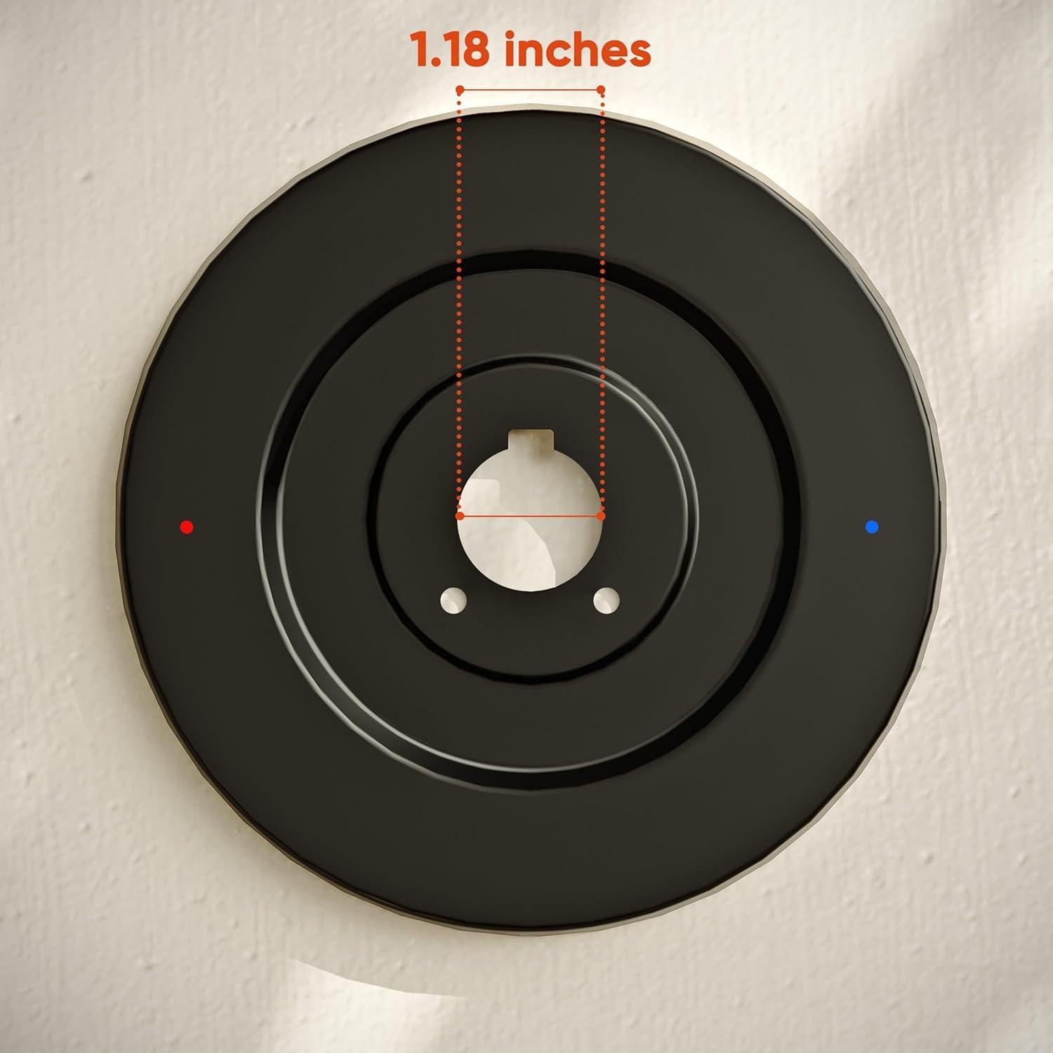 Escutcheon Moen 16090 Chateau Negro Mate para Grifos de Ducha